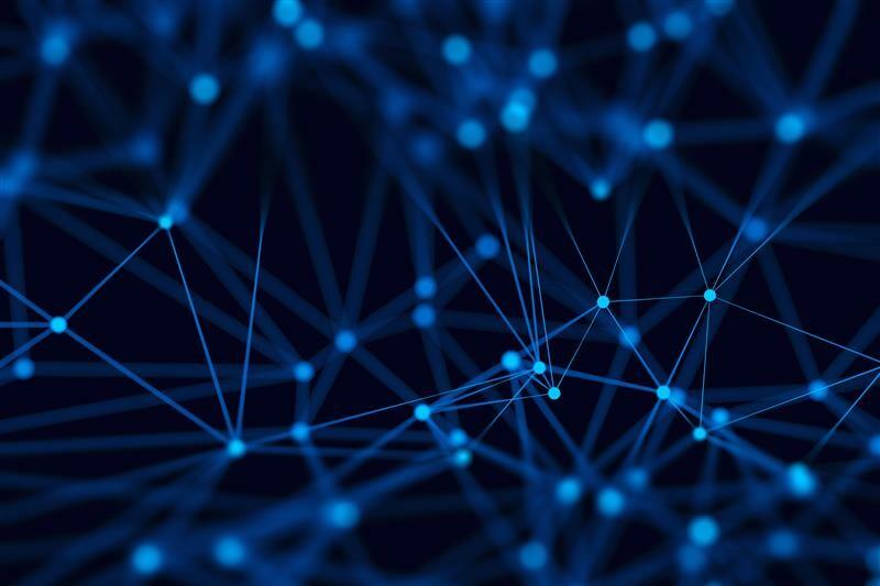 Digitale Daten Abstract data network