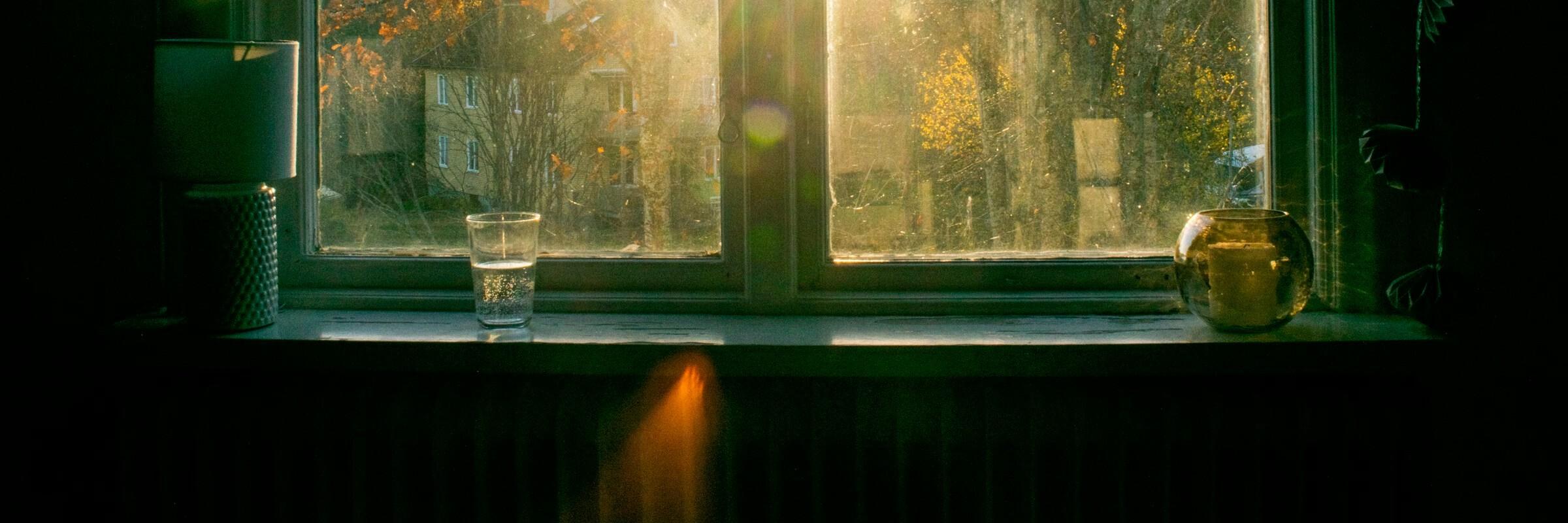 Blick aus dem Fenster