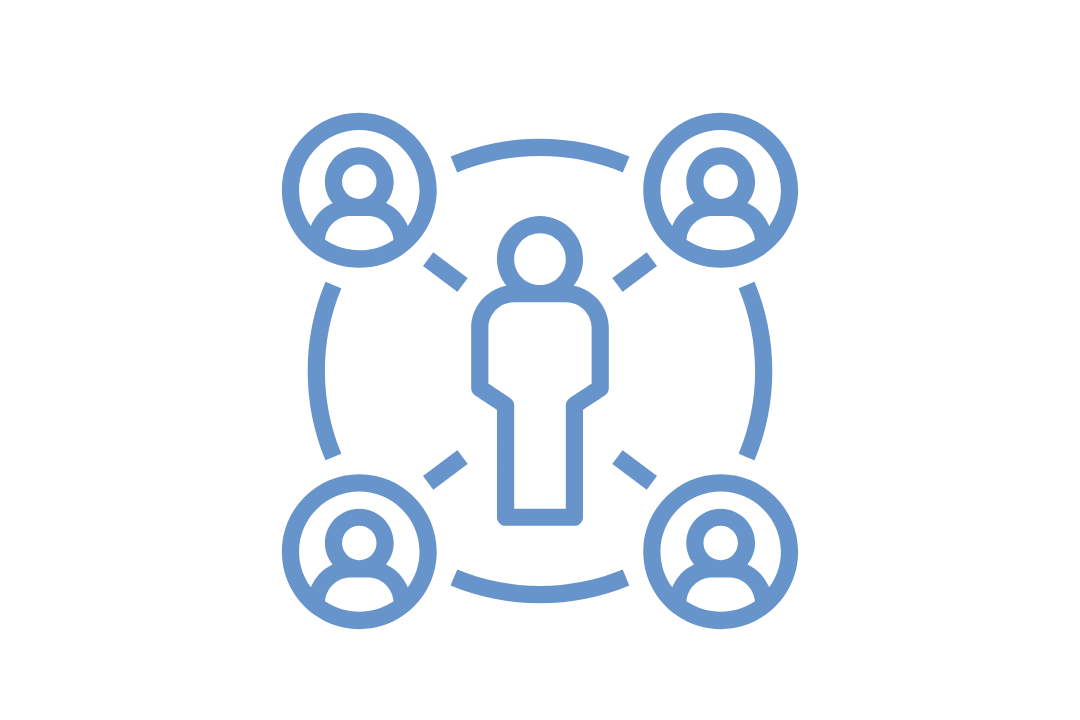 persons connected with each other