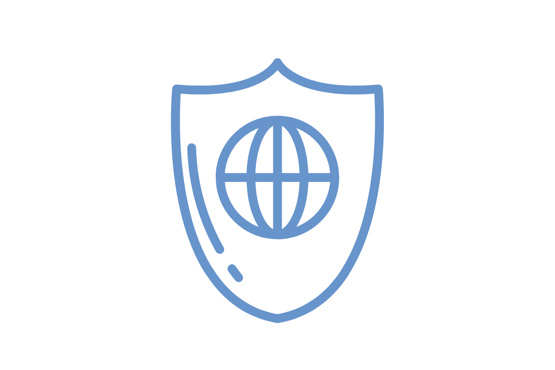 privacy shield with globe